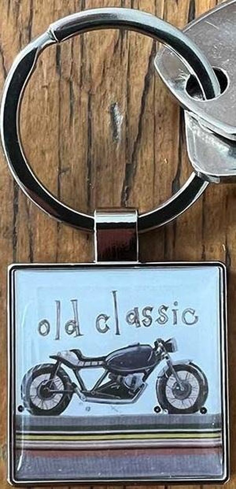 Alex Clark, brelok do kluczy, motor