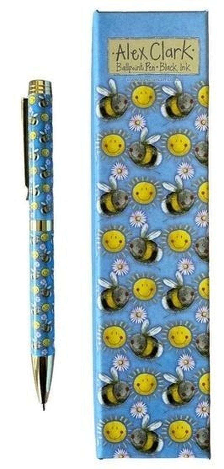 Alex Clark, długopis w pudełku, Pszczoły i słońce
