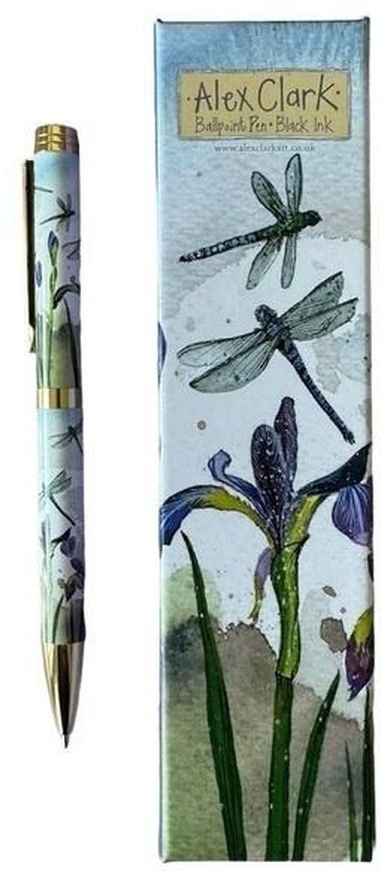 Alex Clark, długopis w pudełku, Ważki