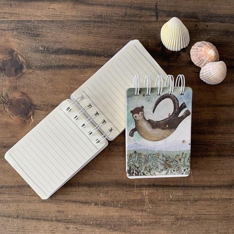 Alex Clark, kołonotes A7, 112 kartek, w linię, Wydra, 1 szt.