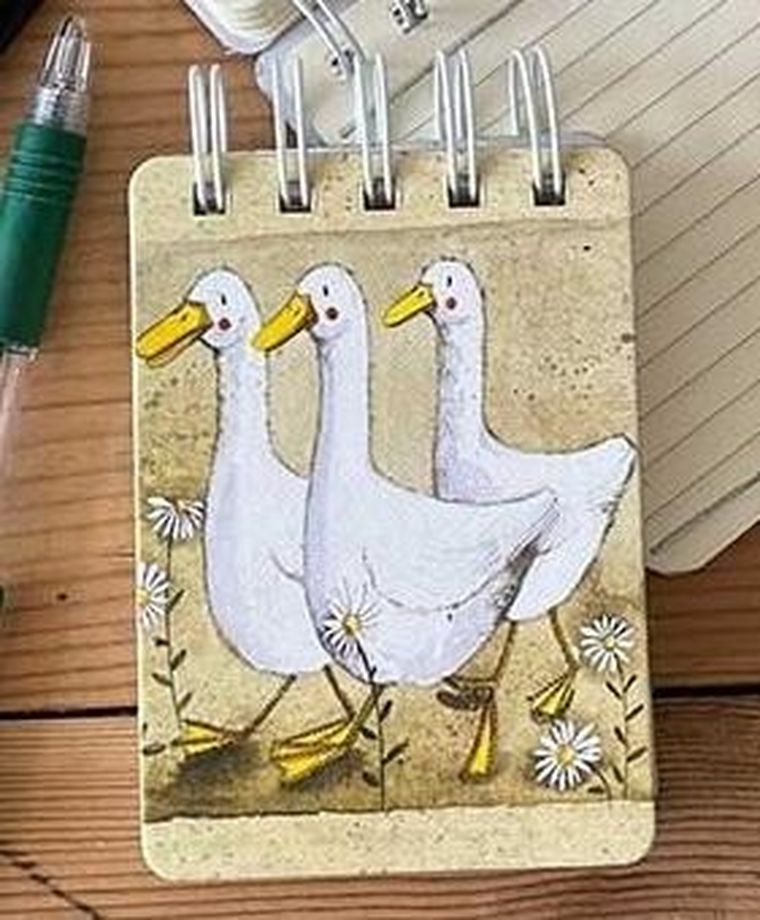 Alex Clark, kołonotes A7, Gęsi, 1 szt.