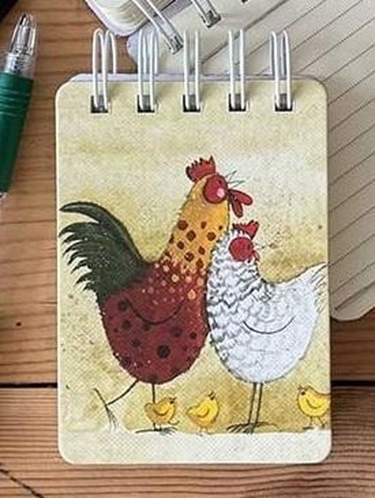 Alex Clark, kołonotes A7, Kury, 1 szt.