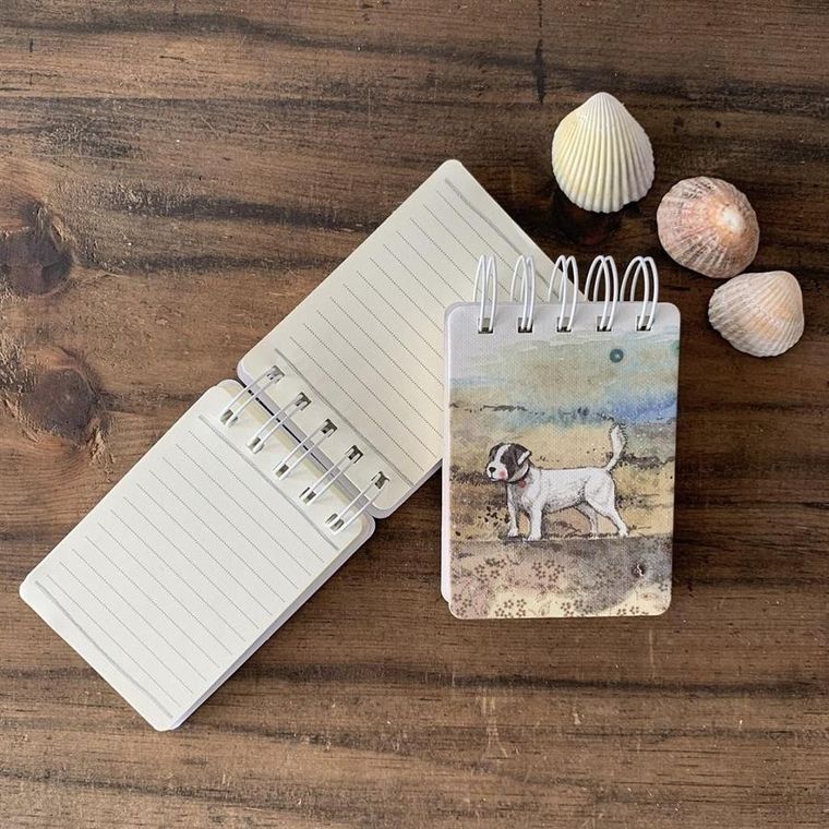 Alex Clark, kołonotes A7, Piesek na plaży, 1 szt.