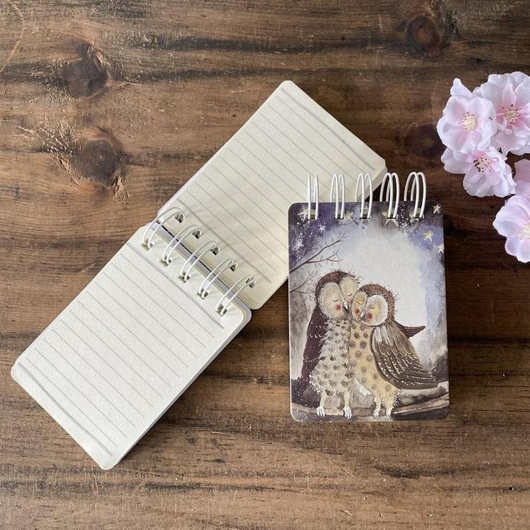 Alex Clark, kołonotes A7, Sowy, 1 szt.