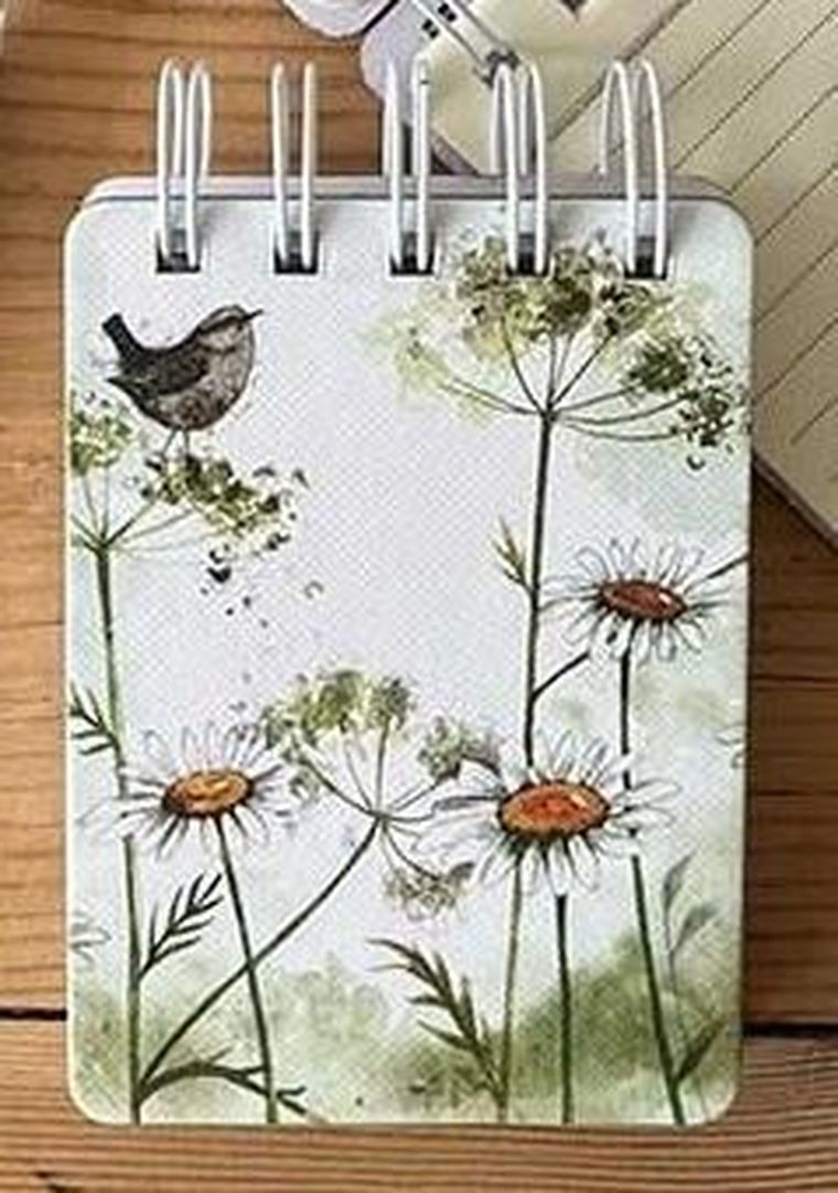 Alex Clark, kołonotes A7, Strzyżyk i stokrotki, 1 szt.