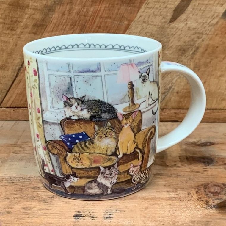 Alex Clark, kubek, dom pełen kotów