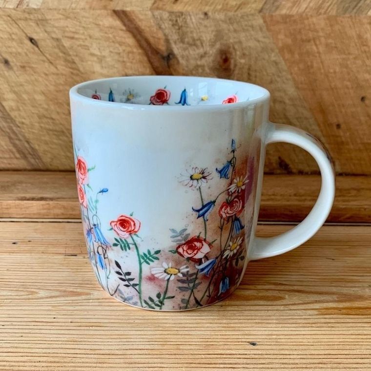 Alex Clark, kubek, łąka kwiatów