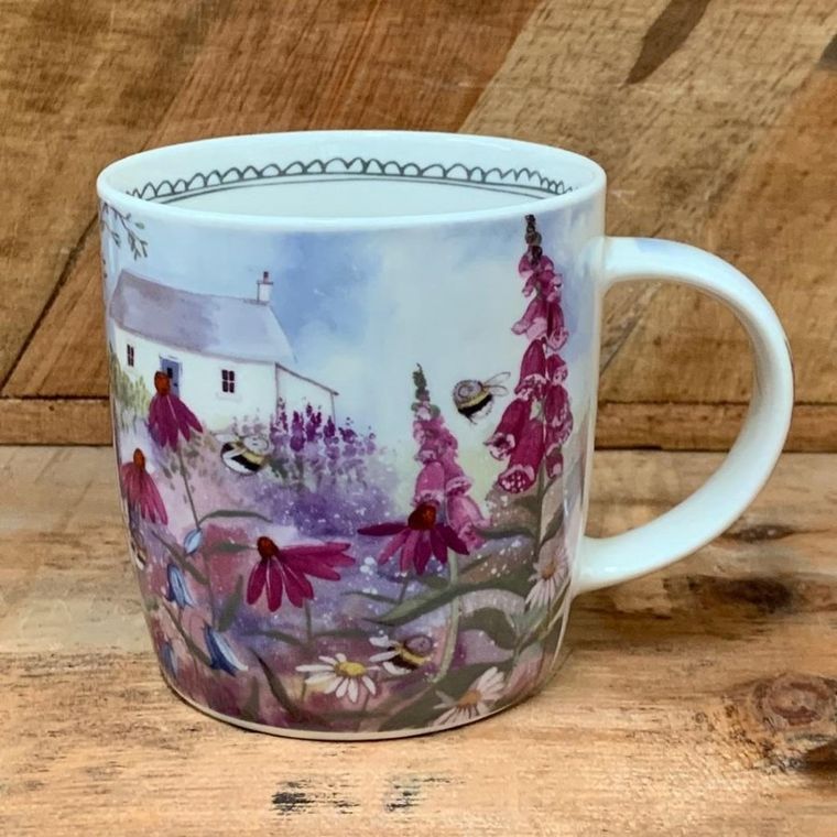 Alex Clark, kubek, pszczoły w ogrodzie