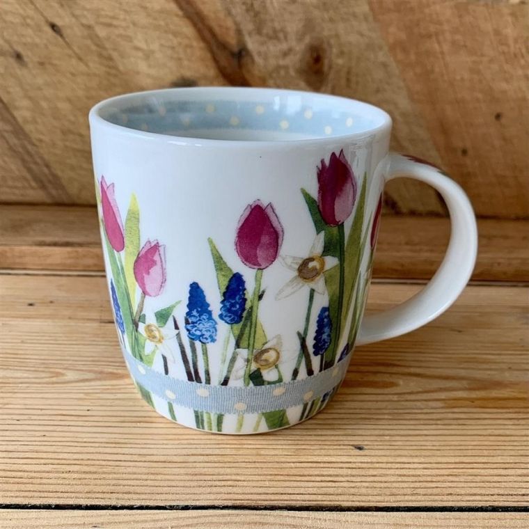 Alex Clark, kubek, wiosenne kwiaty