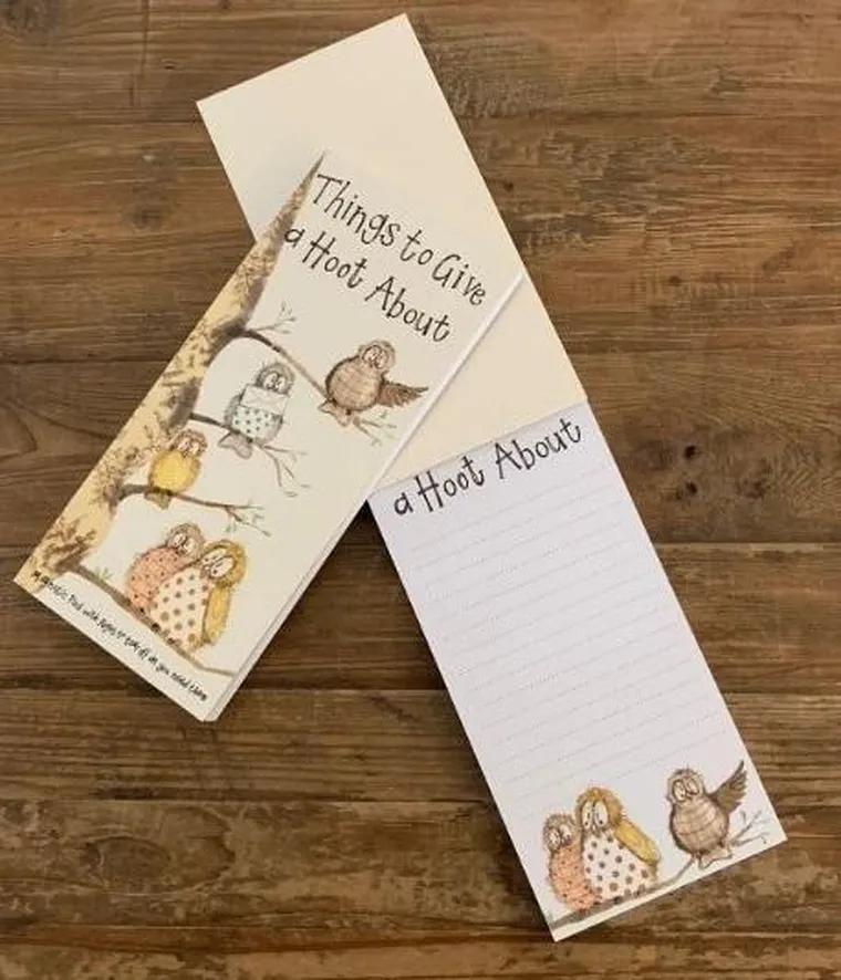 Alex Clark, lista zakupów z magnesem, Sowy