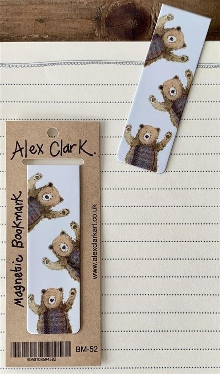Alex Clark, magnetyczna zakładka do książki, Big bear hugs