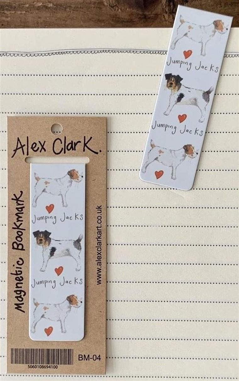 Alex Clark, magnetyczna zakładka do książki, Jack Russell terrier
