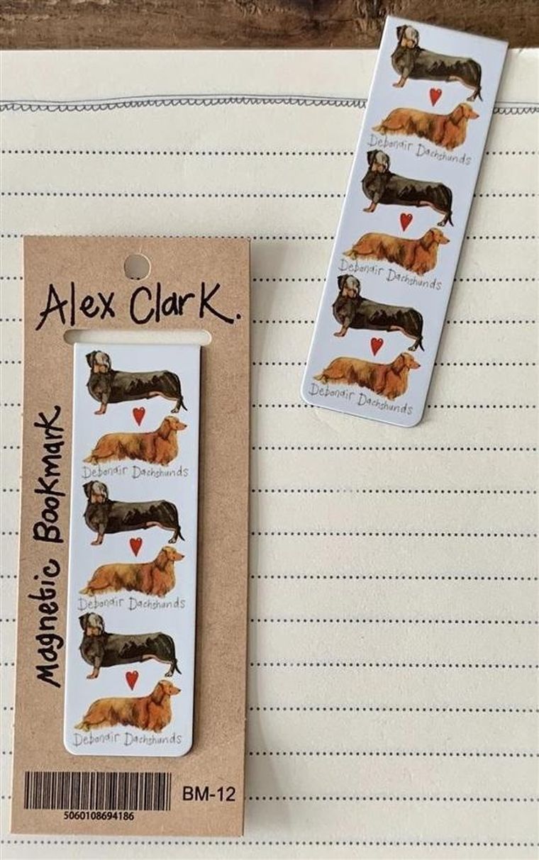 Alex Clark, magnetyczna zakładka do książki, Jamnik