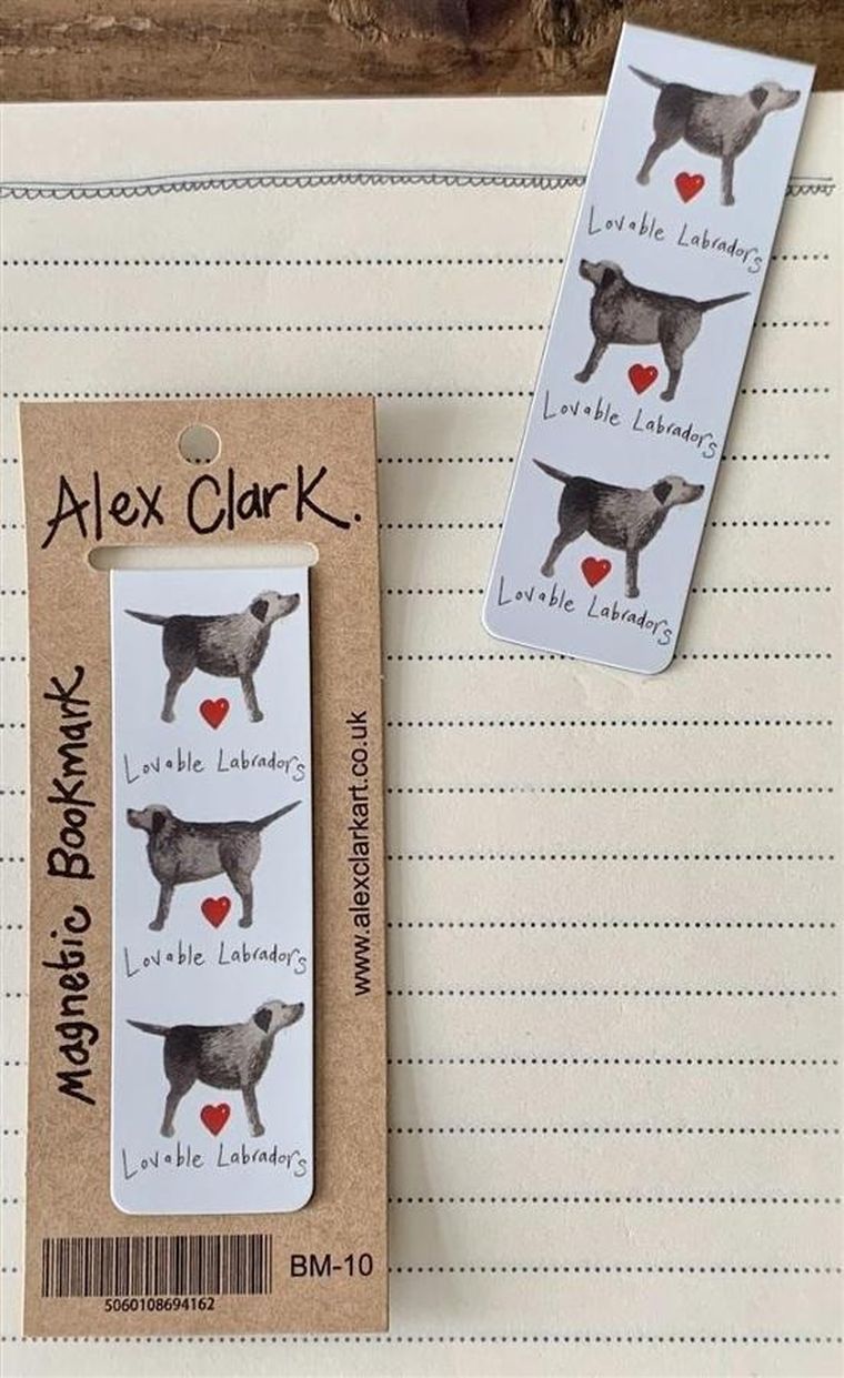 Alex Clark, magnetyczna zakładka do książki, Labrador