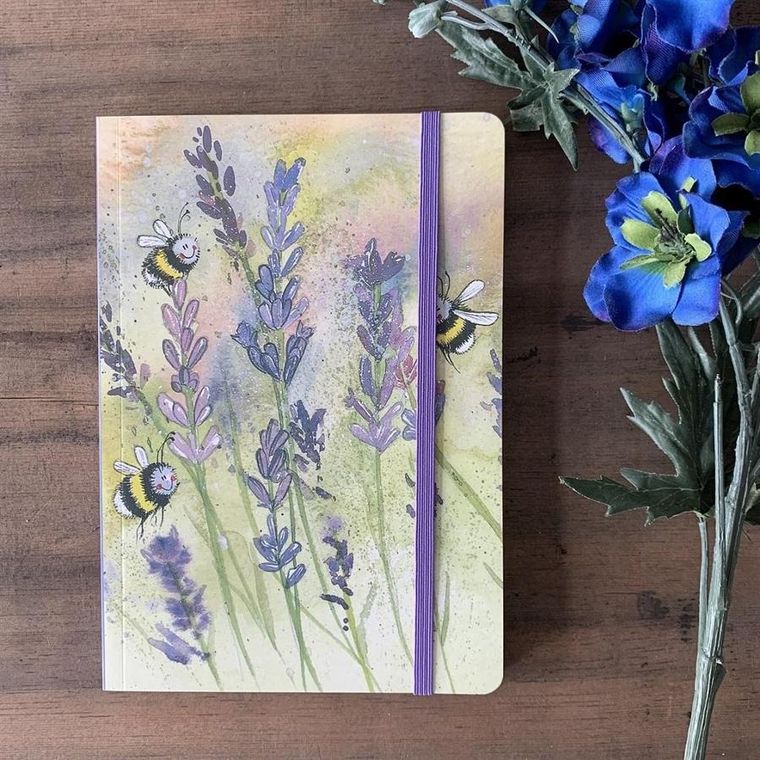 Alex Clark, notatnik z gumką A5, Pszczoły, 1 szt.