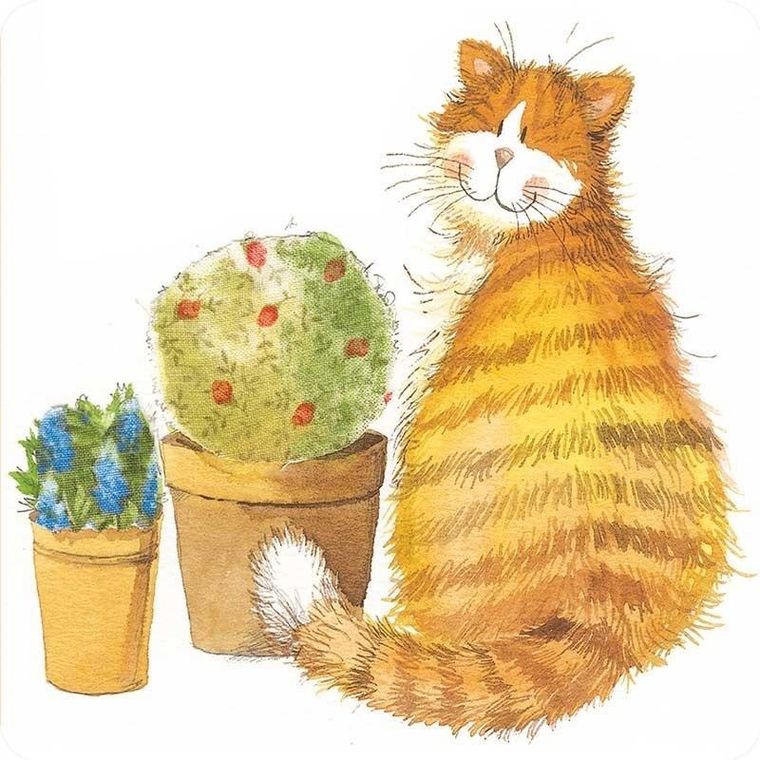 Alex Clark, podkładka pod kubek, Kot Whiskers