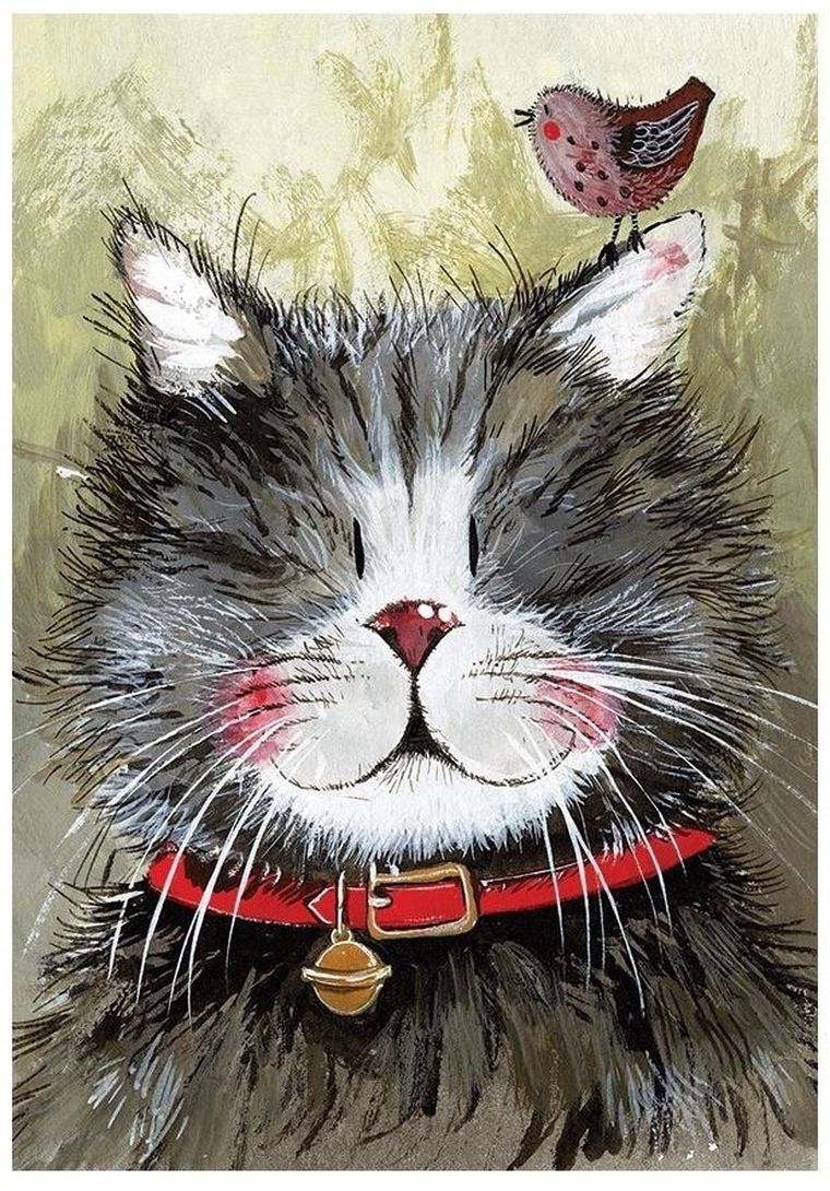 Alex Clark, ręcznik kuchenny, kot Klaus