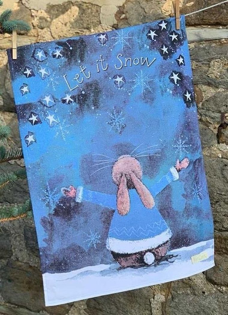 Alex Clark, ręcznik kuchenny, Pada śnieg Święta