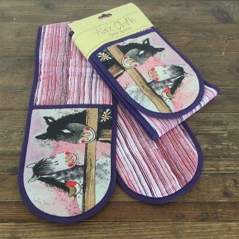 Alex Clark, rękawice kuchenne, konie