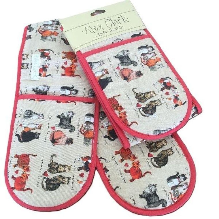Alex Clark, rękawice kuchenne, Koty