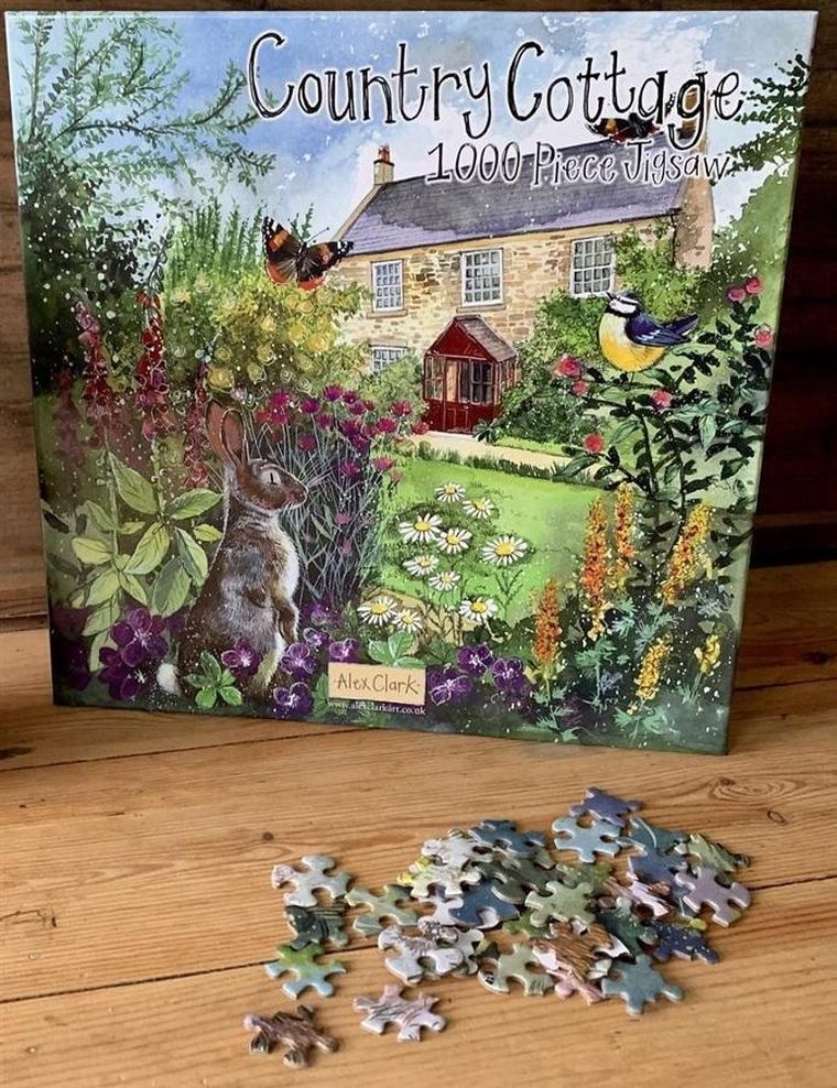 Alex Clark, Wiejski domek, puzzle, 1000 elementów