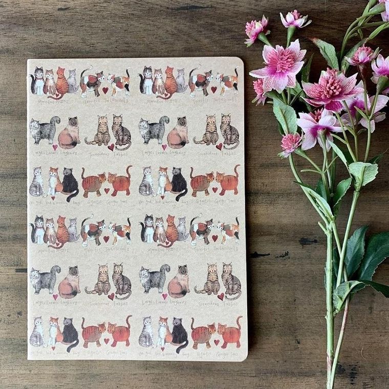 Alex Clark, zeszyt B5, 40 kartek, linia, Kocia miłość, 1 szt.