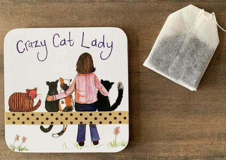 Alex, podkładka pod kubek, Crazy, Lady Kociara