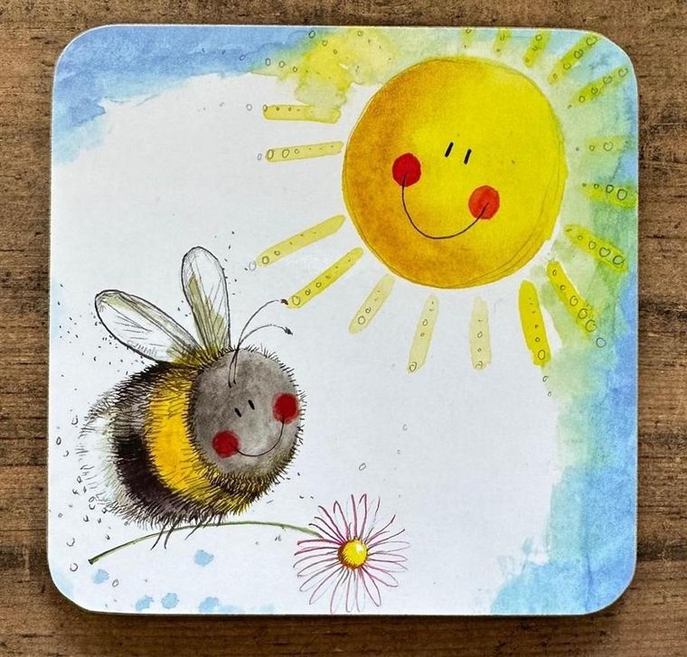 Alex, podkładka pod kubek, Szczęśliwa pszczoła