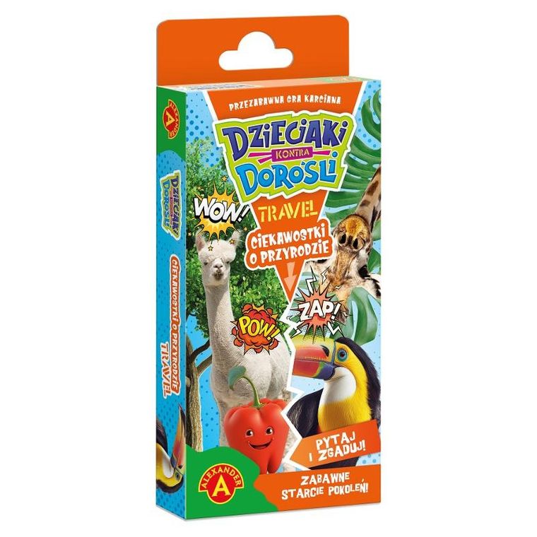 Alexander, Ciekawostki o Przyrodzie, Travel, Pytaj i zgaduj, familijna gra karciana