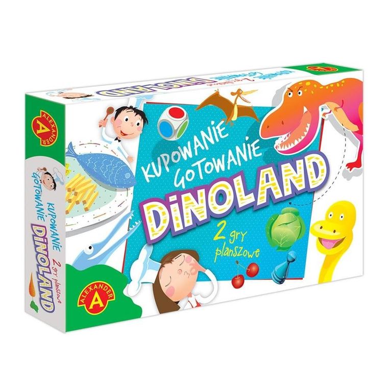 Alexander, Dinoland: Kupowanie, gotowanie, gra planszowa