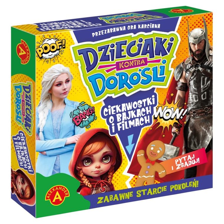 Alexander, Dzieciaki Kontra Dorośli, Ciekawostki o bajkach i filmach, gra familijna