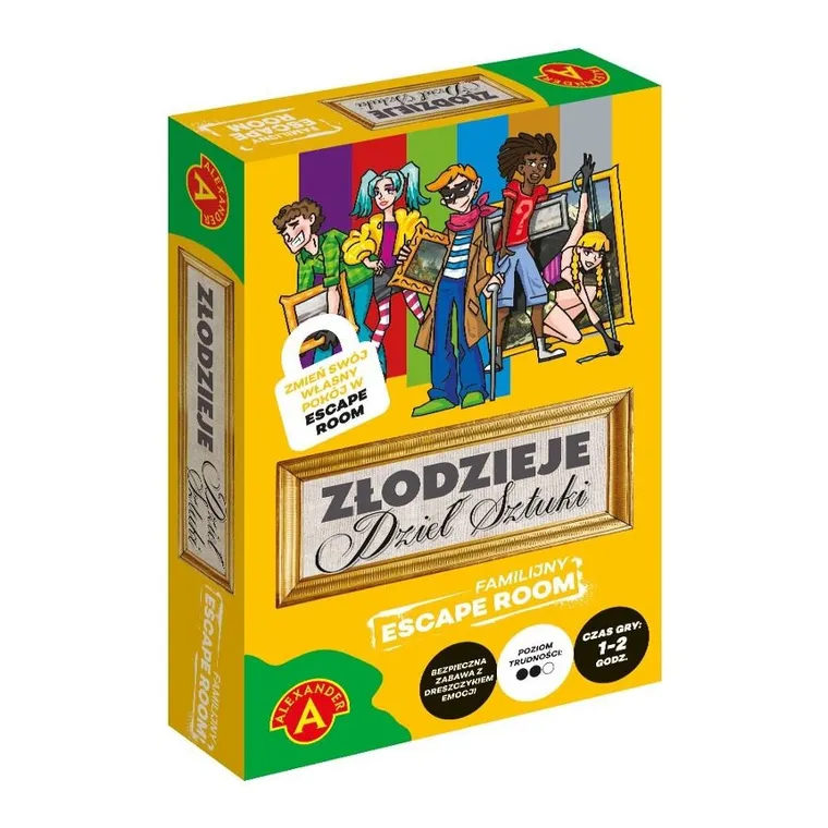 Alexander, Escape Room, Złodzieje dzieł sztuki, gra familijna