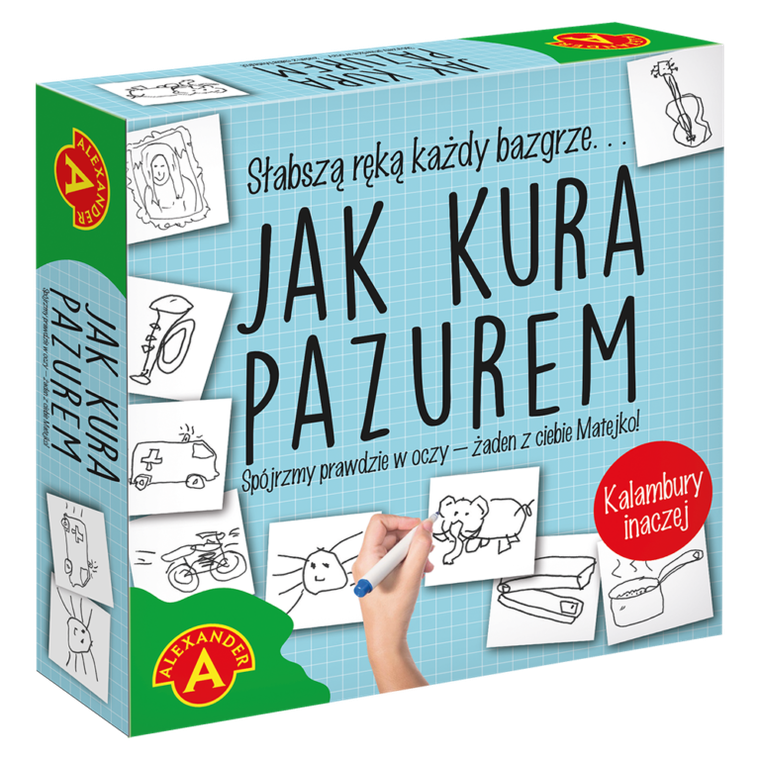 Alexander, Jak kura pazurem, gra towarzyska