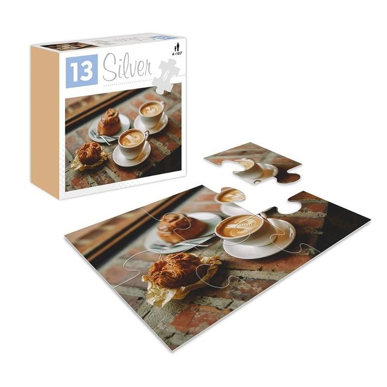 Alexander, Kawa i ciastko, puzzle, 6 elementów