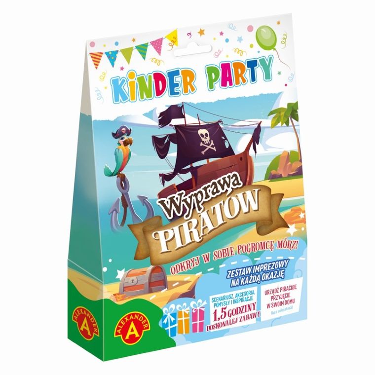 Alexander, Kinder Party, Wyprawa Piratów, zestaw imprezowy