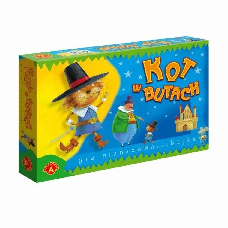 Alexander, Kot w butach, gra planszowa z książeczką