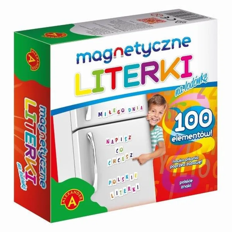 Alexander, literki magnetyczne na lodówkę