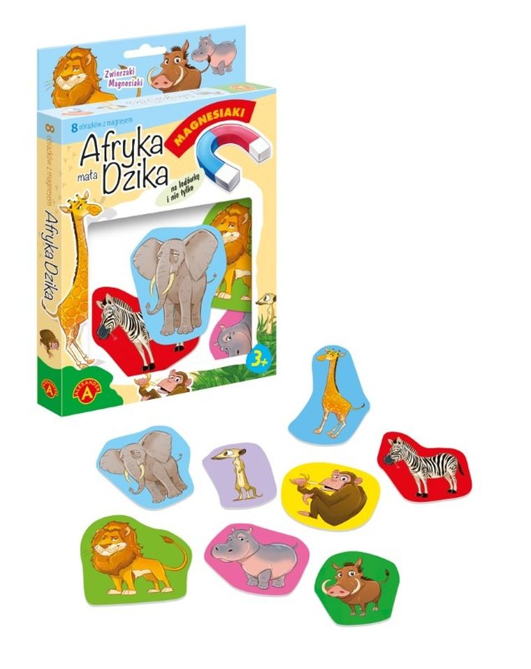 Alexander, Magnesiaki, Mała Afryka Dzika, układanka magnetyczna