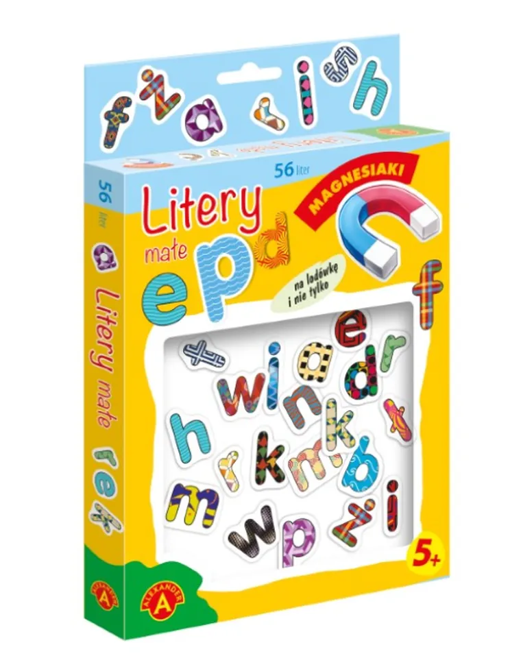 Alexander, Magnesiaki, Małe Litery, układanka magnetyczna