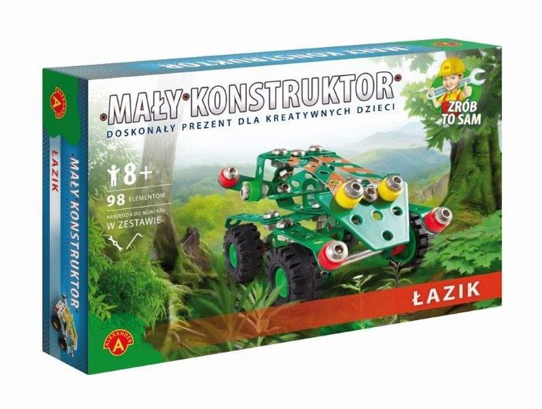Alexander, Mały konstruktor, Łazik, klocki metalowe