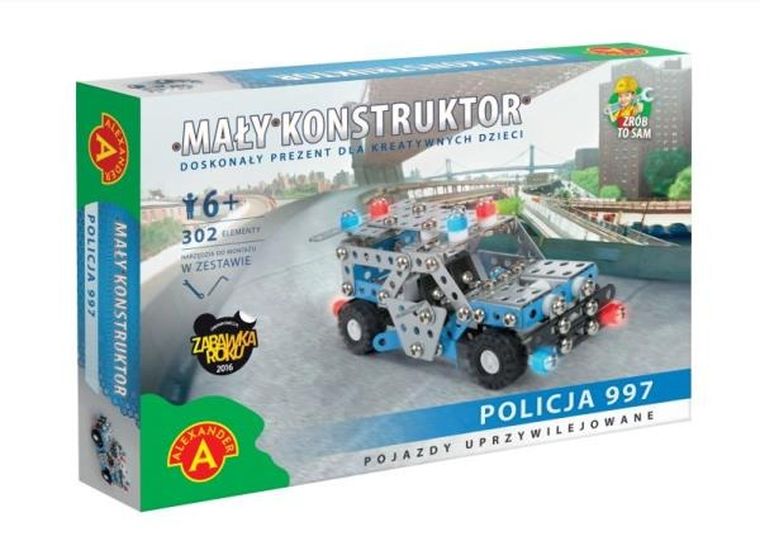 Alexander, Mały Konstruktor, Policja, zestaw konstrukcyjny