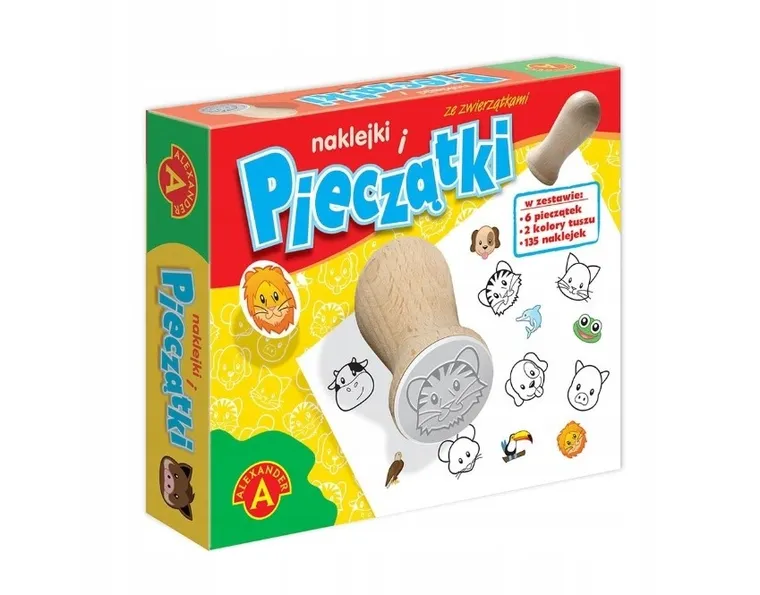 Alexander, Naklejki i pieczątki ze zwierzątkami, zesatw kreatywny