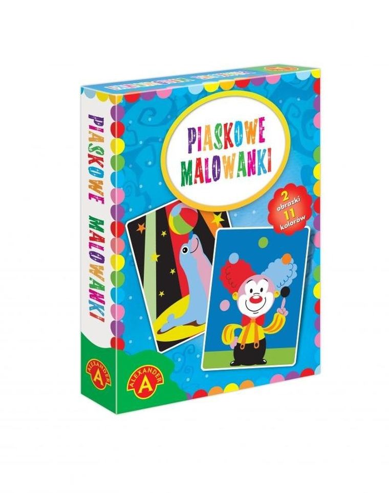 Alexander, Piaskowe malowanki, Foka i klaun, zestaw kreatywny