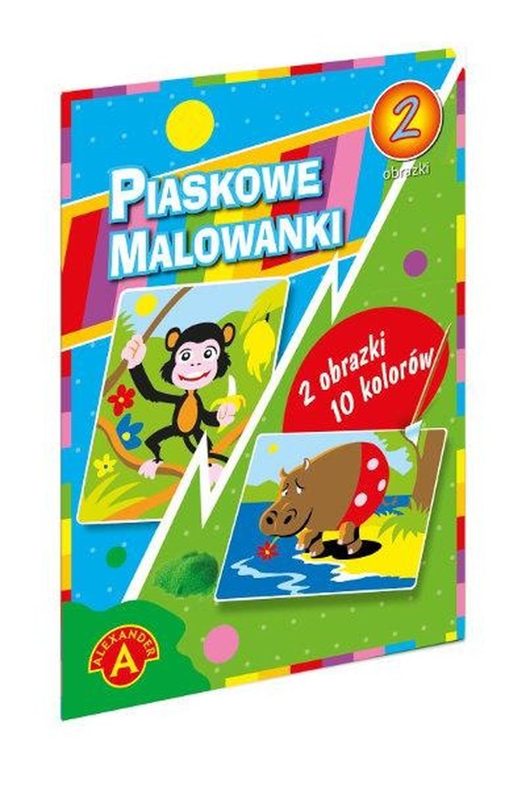 Alexander, Piaskowe malowanki, Hipopotam, Małpa