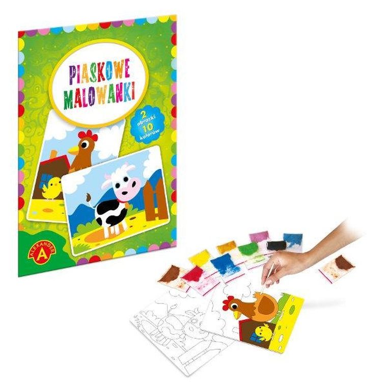 Alexander, Piaskowe malowanki, Krowa, Kura