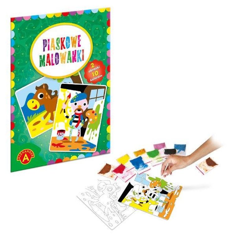 Alexander, Piaskowe malowanki, Malarz, Konik