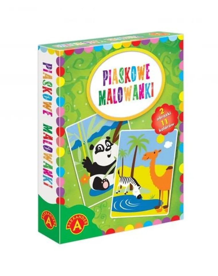 Alexander, Piaskowe malowanki, panda,wielbłąd, zestaw kreatywny