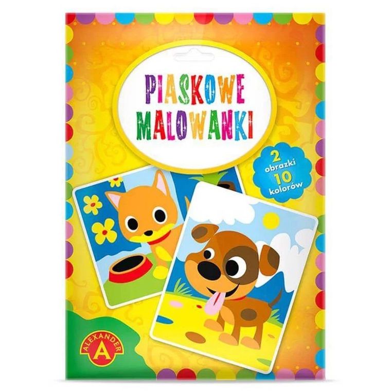 Alexander, Piaskowe malowanki, Piesek, Kotek