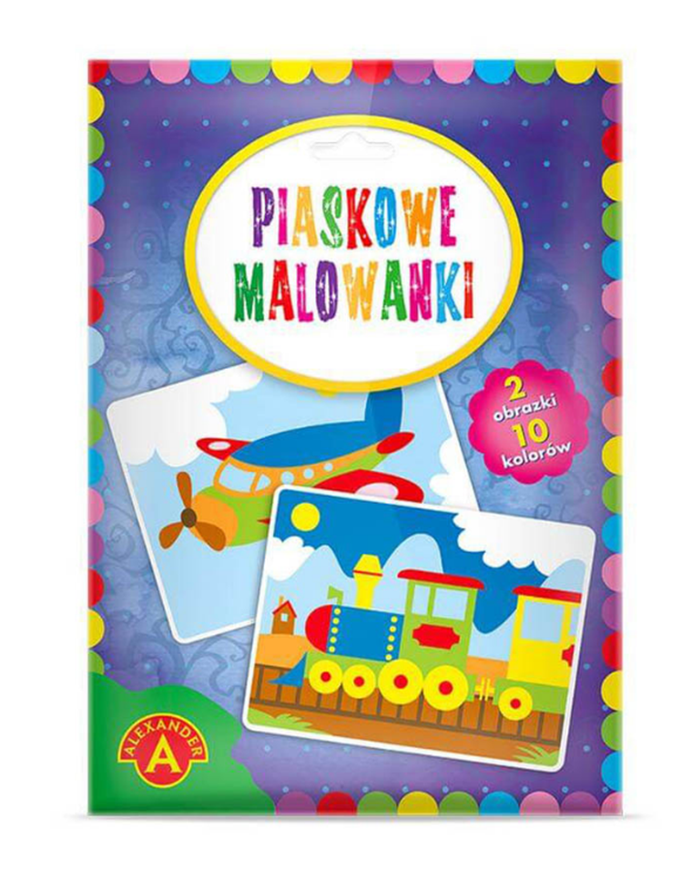 Alexander, Piaskowe malowanki, Pociąg, Samolot