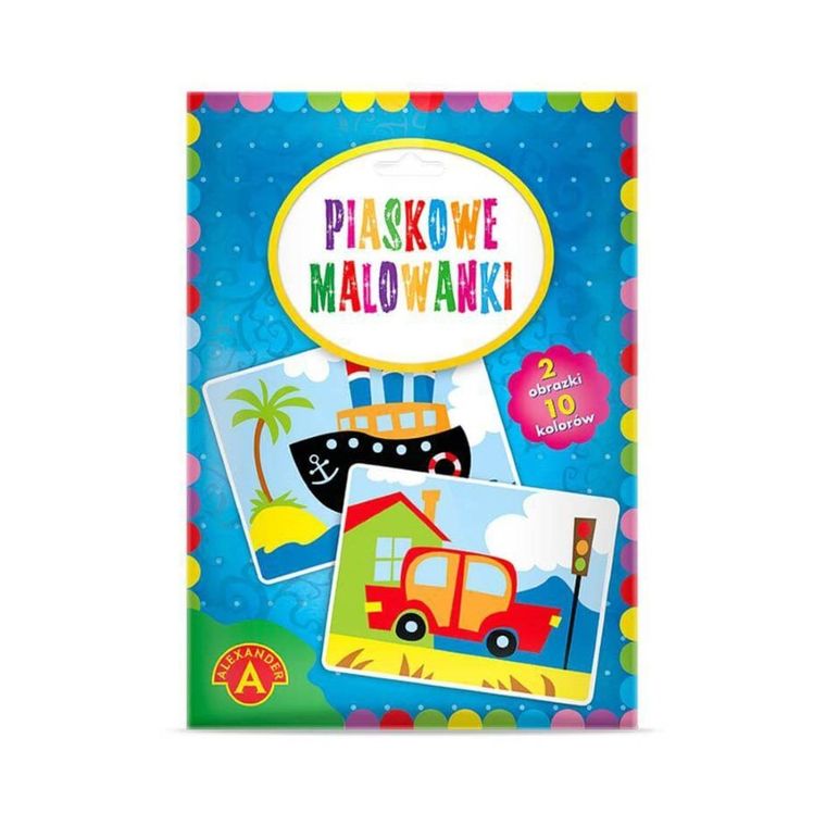 Alexander, Piaskowe malowanki, Statek, Samochód